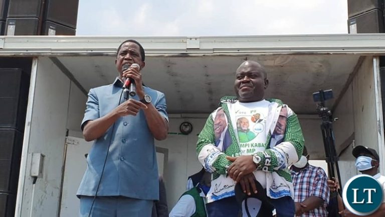 Vote for PF candidate to ensure Development, President Lungu tells Voters in Mwansabombwe