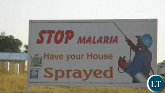 A malaria control sign in Zambia, Africa (Image: lxtia, Creative Commons)