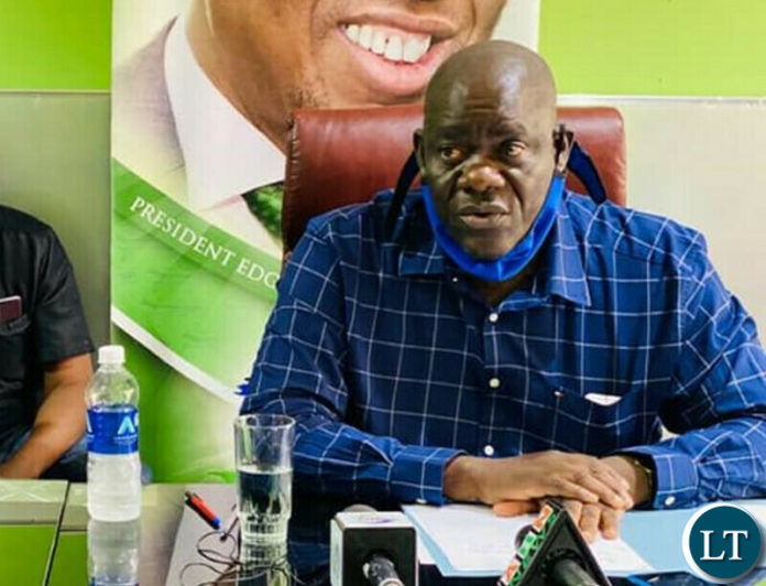 Patriotic Front Secretary General Hon Davies Mwila