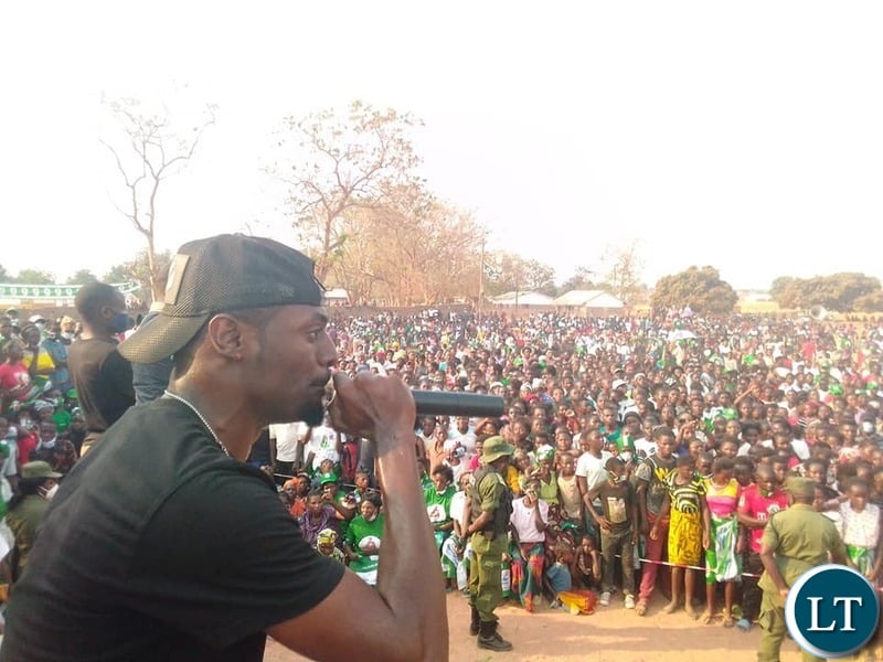 People at the PF Rally addressed by President Lungu