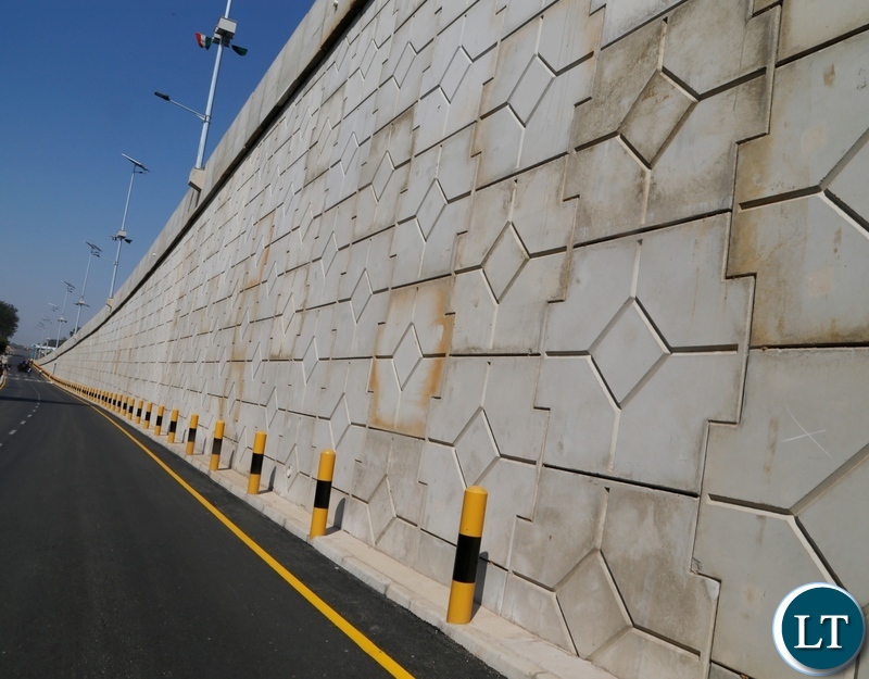 The fly-over Bridge that has been constructed by AFCON constructing firm