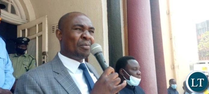 Copperbelt Province Minister Hon Japhen Mwakalombe's