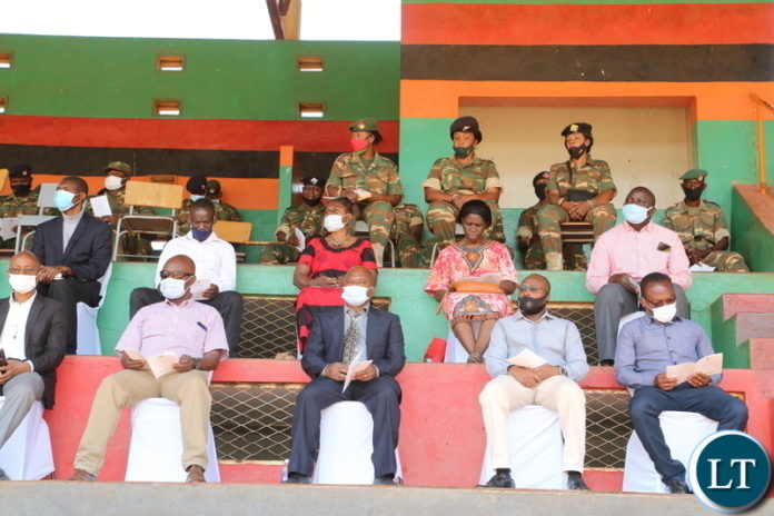 People from different walks of life with Zambia Army personal following the proceeding during the National day of prayer Clergy men following the proceedings during the National day of prayer theme: Zambia seeks God's intervation for sustained national unity, peace and prosperity in Chipata October 18, 2020. Picture by ROYD SIBAJENE/ZANIS People from different walks of life with Zambia Army personal following the proceeding during the National day of prayer Clergy men following the proceedings during the National day of prayer theme: Zambia seeks God's intervation for sustained national unity, peace and prosperity in Chipata October 18, 2020. Picture by ROYD SIBAJENE/ZANIS