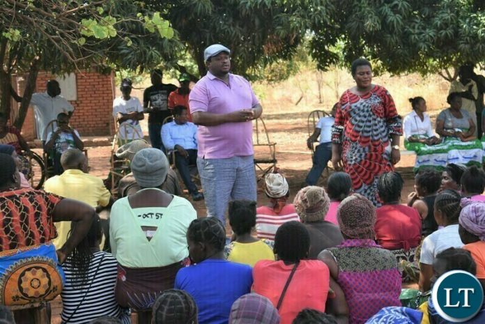 Minister of Nat. Dev. Planning Alexander Chiteme and Office of VP Minister and Nyimba MP Olipa Phiri in Nyimba talking climate change Minister of Nat. Dev. Planning Alexander Chiteme and Office of VP Minister and Nyimba MP Olipa Phiri in Nyimba talking climate change
