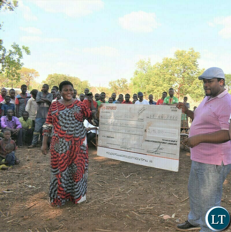 Minister of Nat. Dev. Planning Alexander Chiteme and Office of VP Minister and Nyimba MP Olipa Phiri in Nyimba