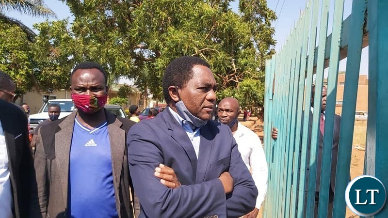 HH at the High Court Building to provide support to Chishimba Kambwili