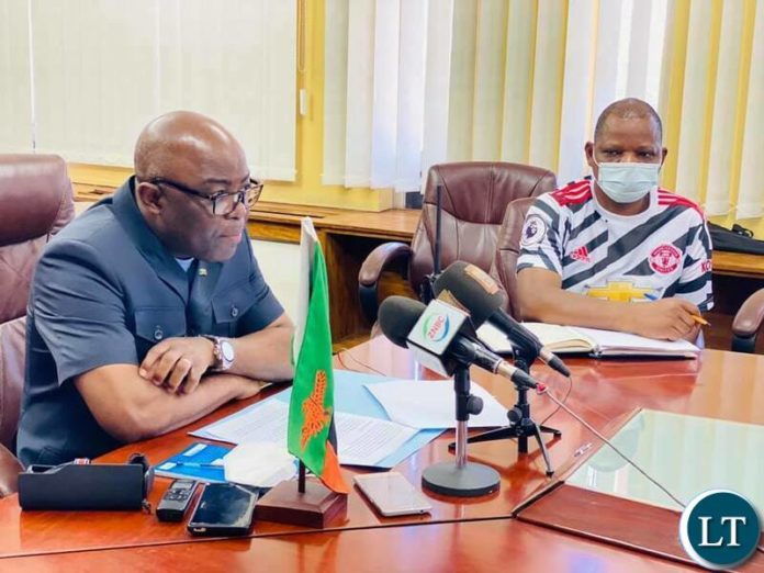 Minister of Home Affairs Hon. Stephen Kampyongo