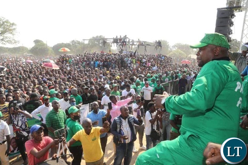 PF Copperbelt Provincial Mobilisation Coordinator Bowman Lusambo's Mass Rally in Chingola