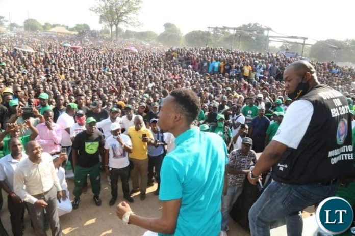 PF Copperbelt Provincial Mobilisation Coordinator Bowman Lusambo's Mass Rally in Chingola