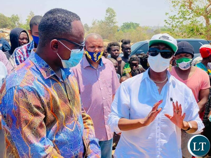 MINISTER of Water, Sanitation and Environmental Protection Hon Jonas Chanda and Lusaka Central Constituency Member of Parliament Hon Margerate Mwanakatwe