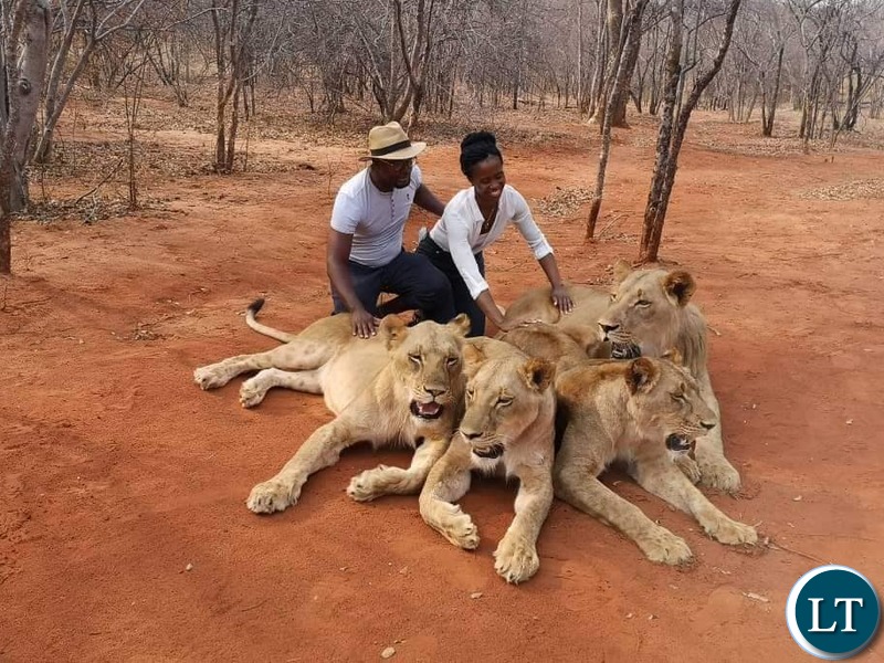President Lungu's Daughter Tasila and her Husband Patrick Mwansa during their Homneymoon