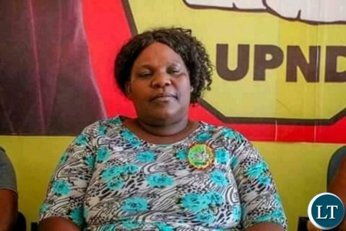 United Party for National Development (UPND) Lusaka Province Women's Chairperson, Rosa Zulu