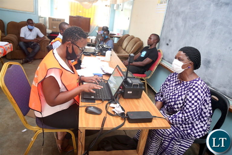 ECZ Management of voter registration exercise on spotlight