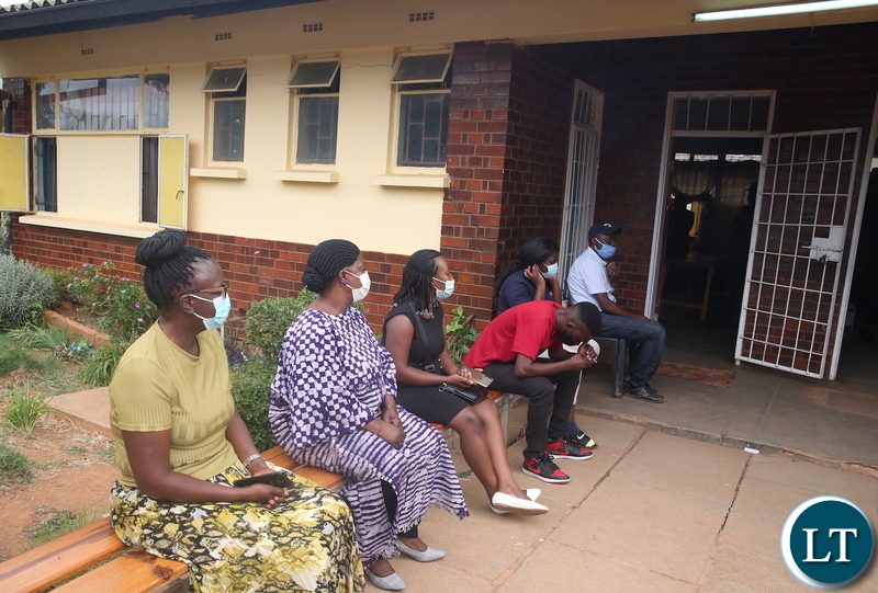 First Lady in the Queue to Register as a Voter at Woodlands A Primary School 