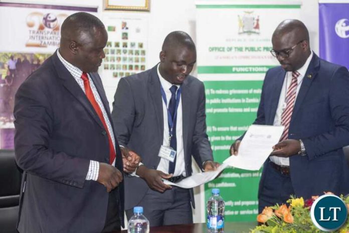 MOU Signing Ceremony between TIZ and office of public Protector