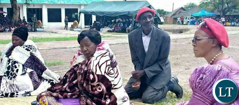 Josephine Limata now Chief Mwenetete in Luampa District and Mwangala Zalomis is now Induna Wiili ( Legal Advisor) at the COronation Ceremony