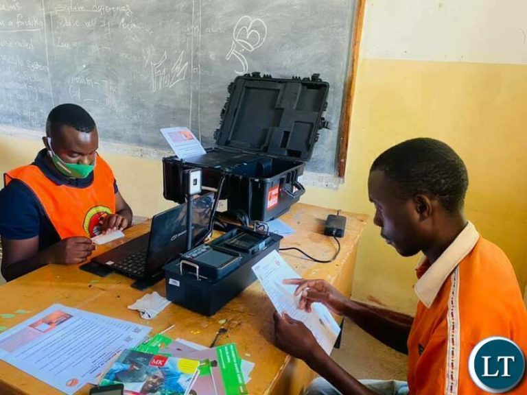Voter registration Slow in Kitwe