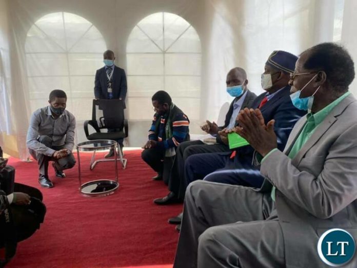 President Edgar Chagwa Lungu meets their Royal Highnesses, Senior Chief Mwewa, Chiefs Kasoma Bangweulu, Mibenge, Chitembo and Mulakwa of Samfya District in Luapula Province President Edgar Chagwa Lungu meets their Royal Highnesses, Senior Chief Mwewa, Chiefs Kasoma Bangweulu, Mibenge, Chitembo and Mulakwa of Samfya District in Luapula Province