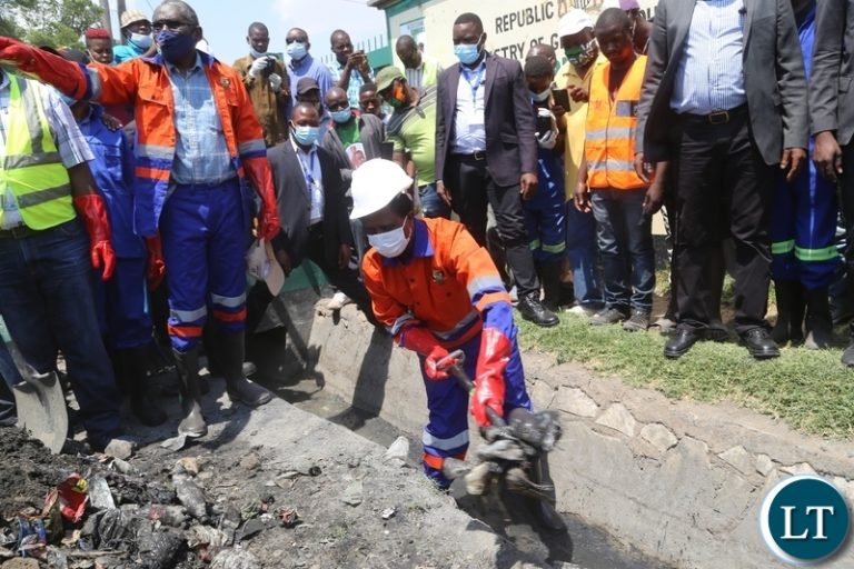 President Lungu’s Mandevu  Tour in Pictures