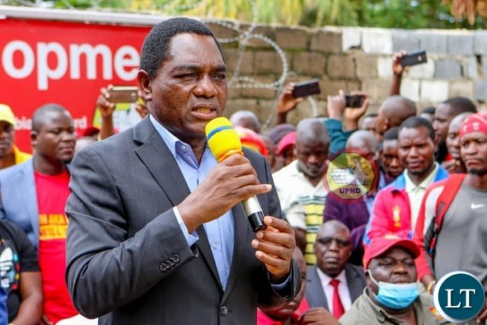 Mr Hakainde Hichilema