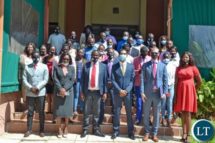 Participants at the Capacity Training for Youth on Governance for Effective Youth Participation in Democratic Processes
