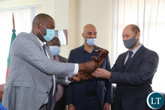 Lusambo Russian delegation