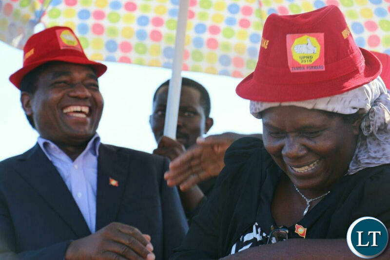 Sara Sayifwanda and HH on Campaign trail