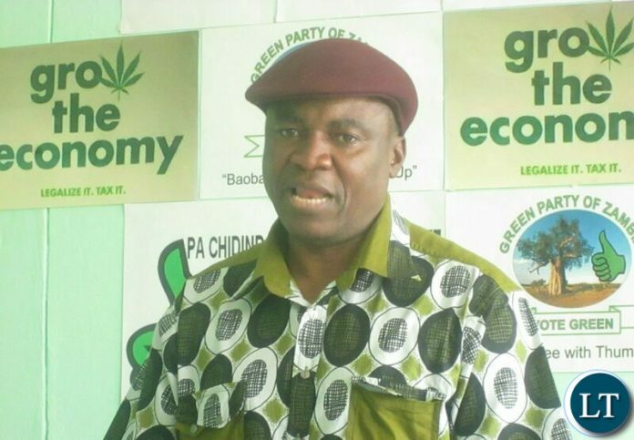 Green Party leader Peter Sinkamba