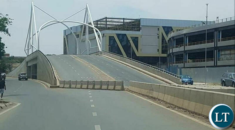 The Alick Nkhata Bridge in Lusaka