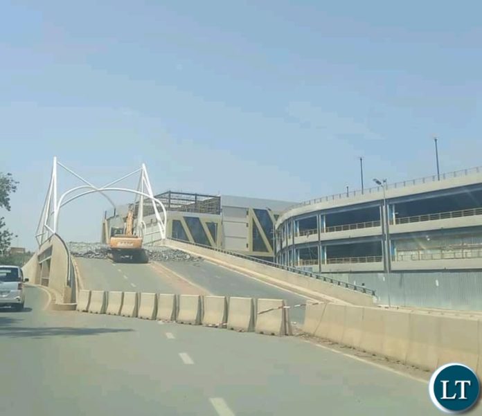 The Alick Nkhata Bridge in Lusaka
