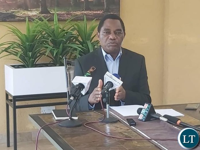 United party For national Development (UPND) President, Hakainde Hichilema