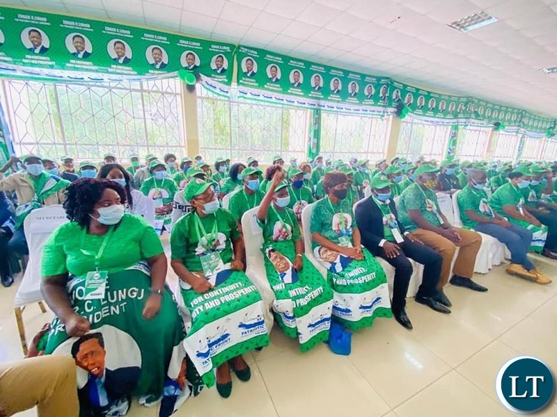 Delegates at the Patriotic Front Provincial conference in Western Province