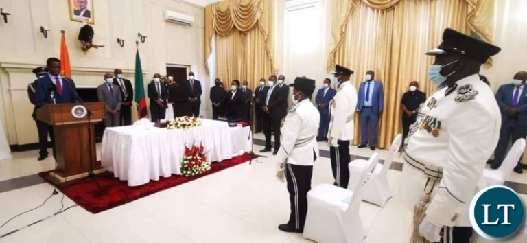 President Lungu directs Kanganja to restore order in the police service