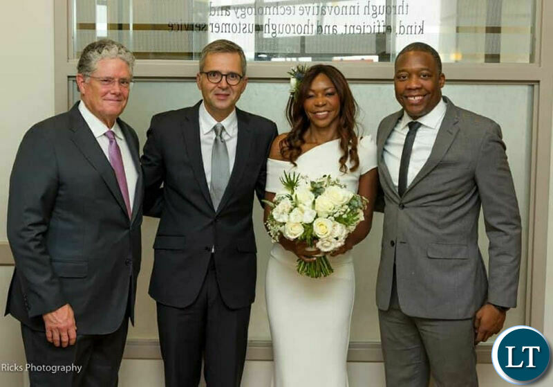 Dambisa’s brother Mdolole Steven Moyo, Duff Thompson, the couple's long standing friend with a new Couple