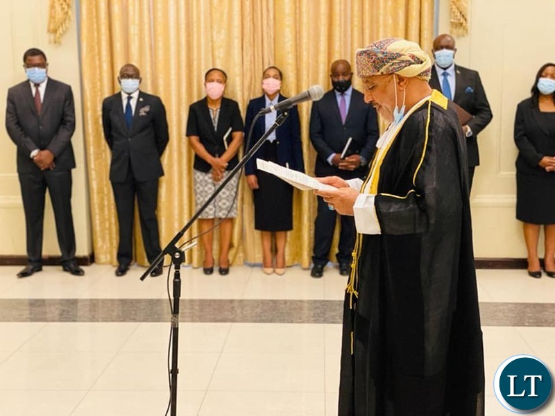 His Excellency, Mr. Ali Abdullah Salim Al Mahruqi, Ambassador Designate of the Sultanate of Oman,