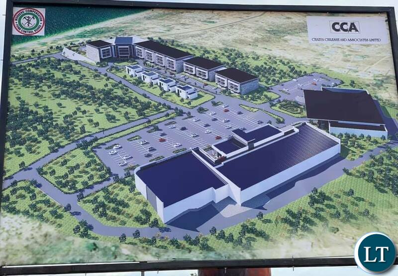 Artist Impression of the  International Convention Centre, 3 star Hotel and Shopping Mall
