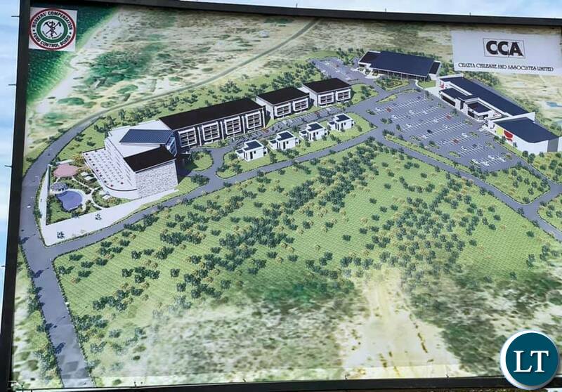 Artist Impression of the  International Convention Centre, 3 star Hotel and Shopping Mall