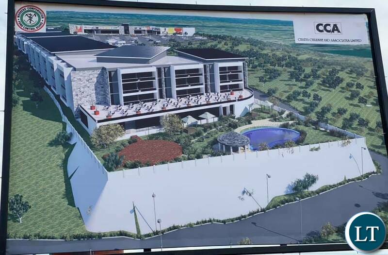 Artist Impression of the  International Convention Centre, 3 star Hotel and Shopping Mall