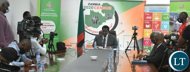 Minister Chiteme addresses the media