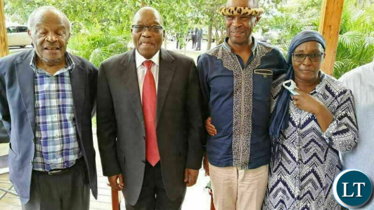 Zuma Sneaked into Zambia, met President Lungu