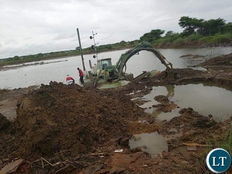 Government moves in to repair the Collapsed Dam in Mumbwa District