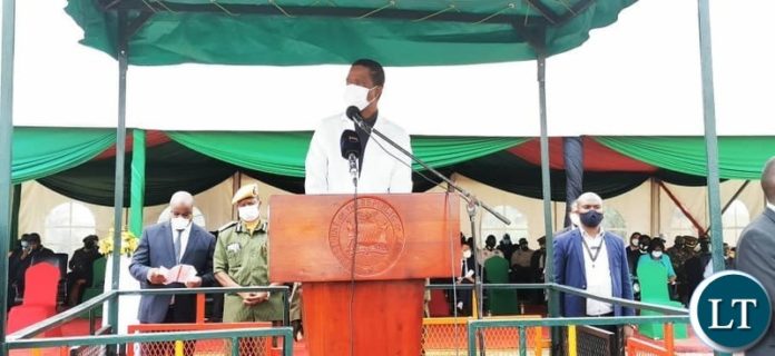 President Edgar Lungu has launching the Lot 2 of the integrated small towns water supply and sanitation project