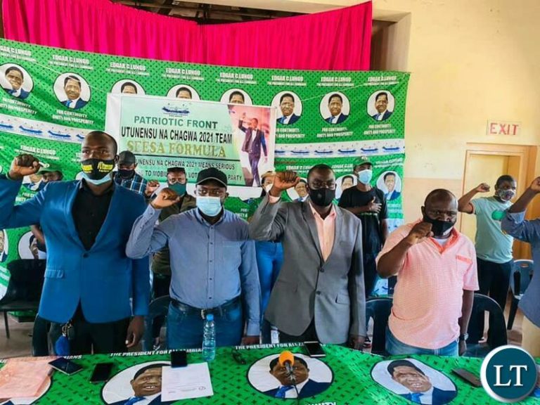 Patriotic Front youths launch “Utenensu naChagwa 2021”