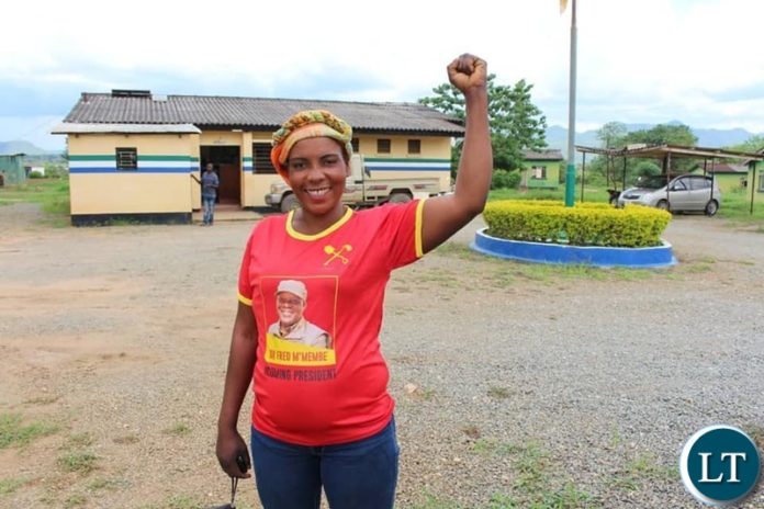 Socialist Party Vubwi constituency coordinator Angela Zimba