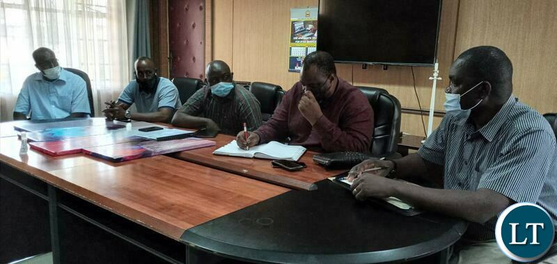 Officials from the Petroleum Transporters Association of Zambia (PTAZ)