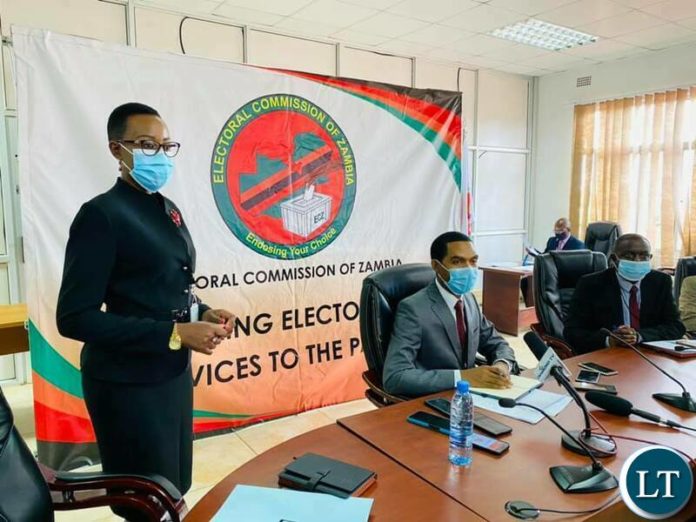 ECZ press briefing in Lusaka