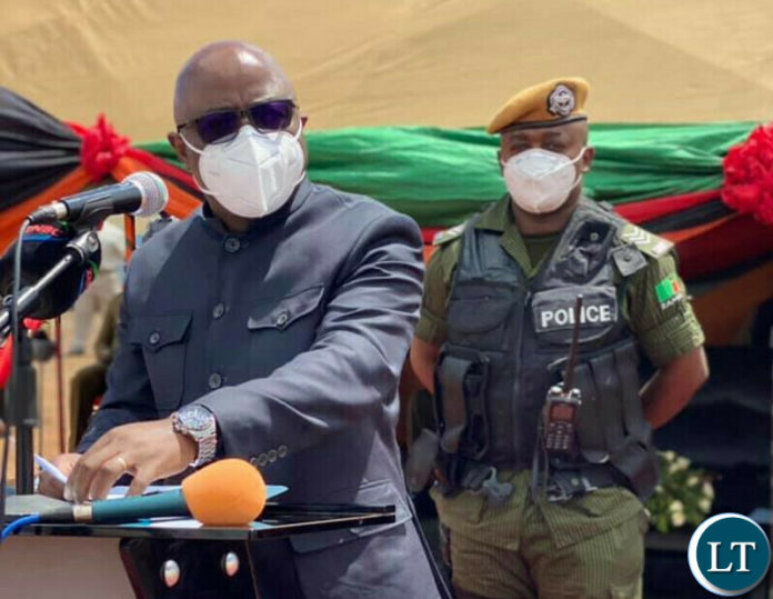 Home Affairs Minister Hon.Stephen Kampyongo