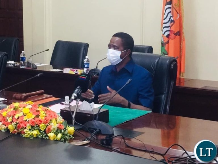President Lungu calls for stern action against ZRC’s alleged looters
