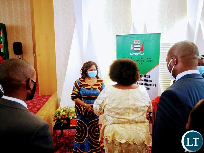 Guests at the The the launch of an Empowerment Scheme for Churches,Religious and Faith Based organisations at Government Complex