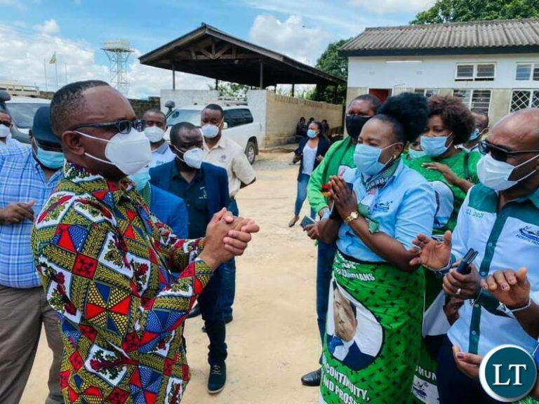 Ground set for 14 mini hospital on the Copperbelt